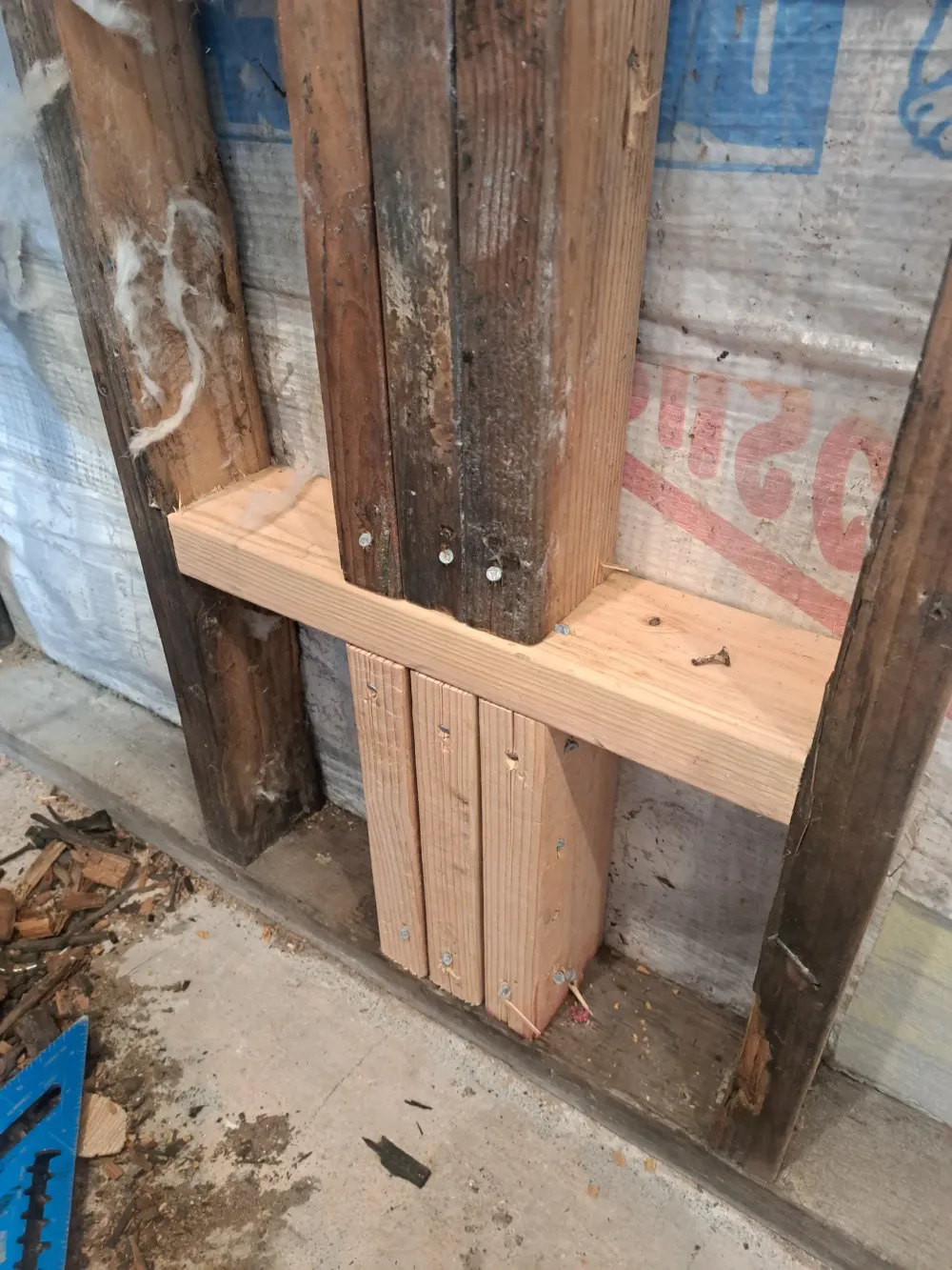 Garage water damage image